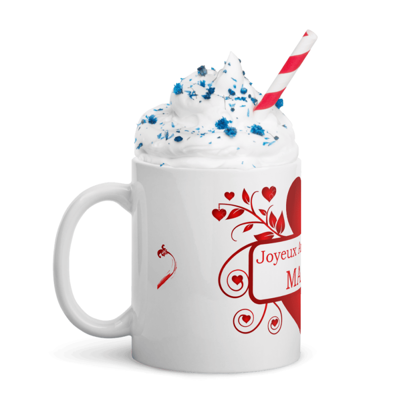 Tasse joyeux anniversaire maman à offrir