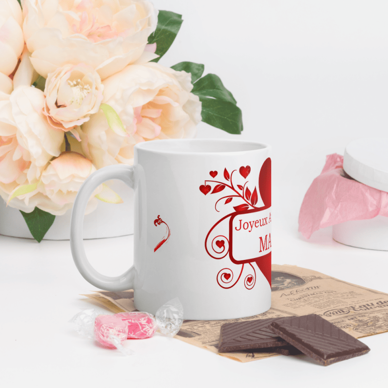 Tasse joyeux anniversaire maman à offrir