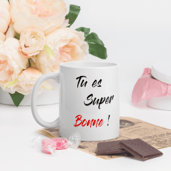 Mug rigolo et coquin Tu es super bonne