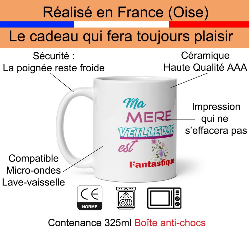 Mug cadeau pour sa mère drôle et tendre