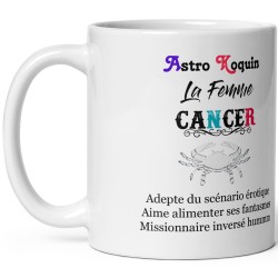 Mug sexy femme cancer à offrir