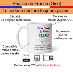 Mug sexy femme cancer à offrir