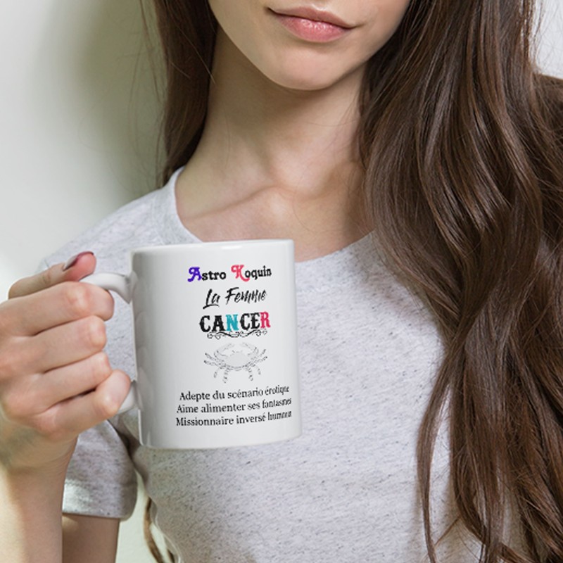 Mug sexy femme cancer à offrir