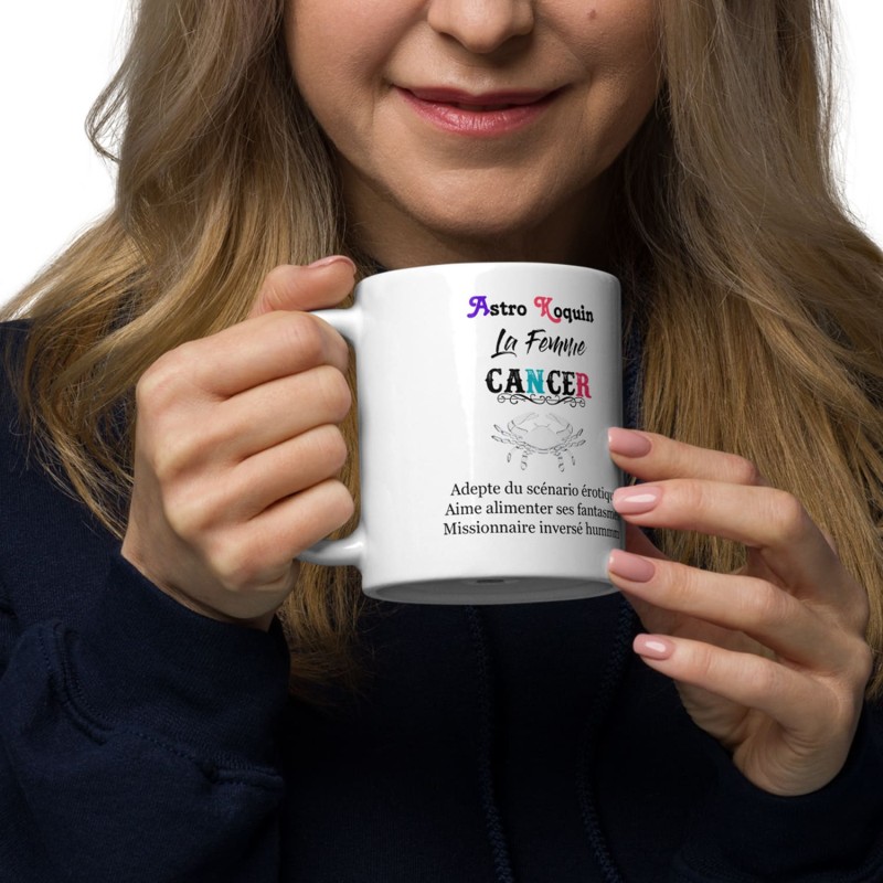 Mug sexy femme cancer à offrir