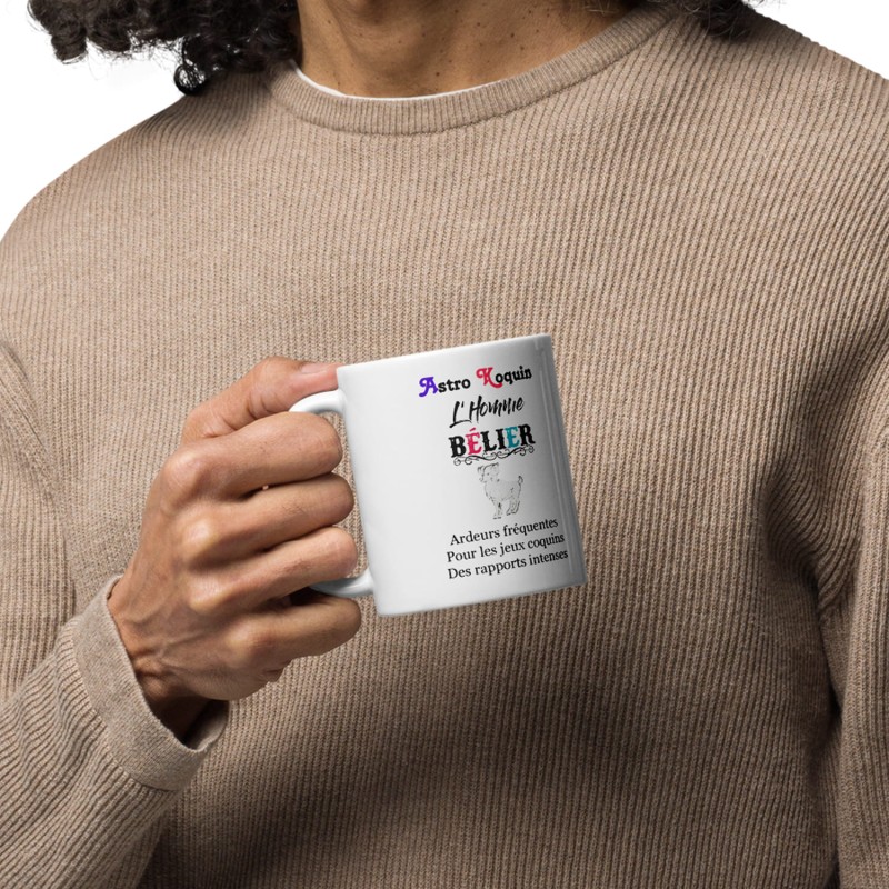 Mug pas cher pour homme bélier coquin