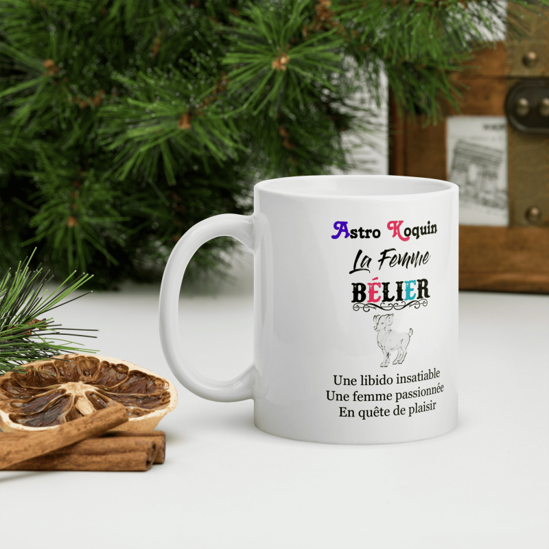 Mug coquin pour femme bélier à offrir