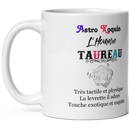 Tasse pas chère sexy homme taureau signe astro