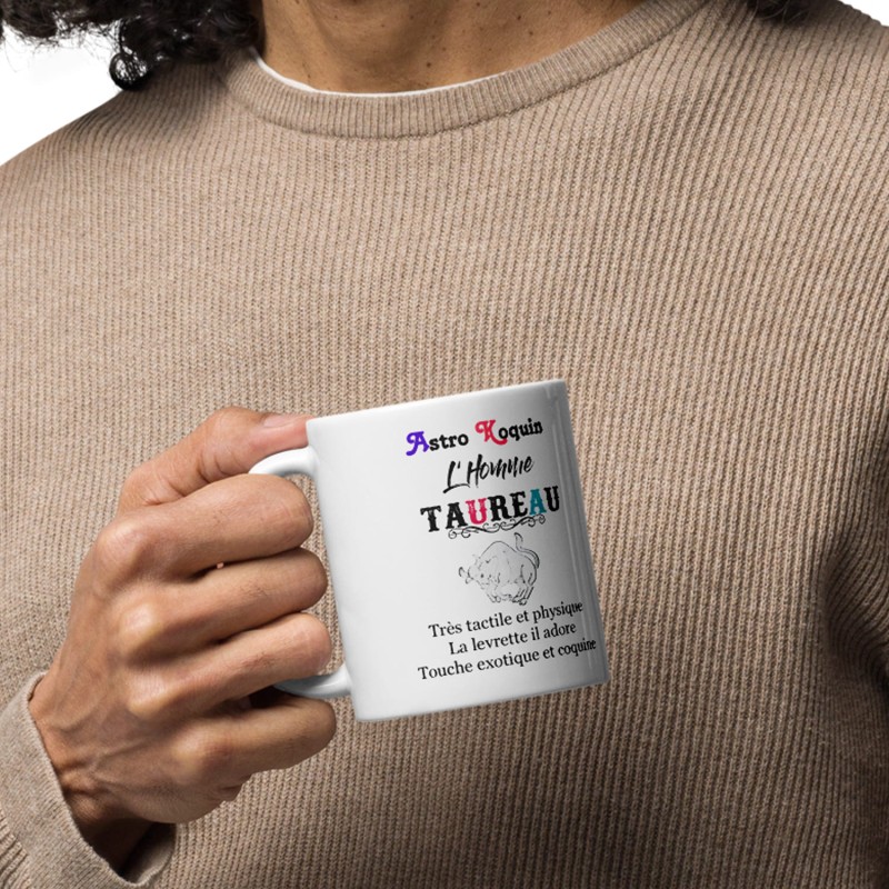 Tasse pas chère sexy homme taureau signe astro