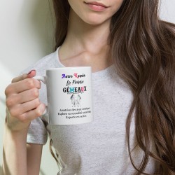 Tasse à offrir : signe astral gémeaux sexy femme