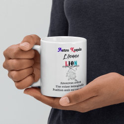 Tasse signe du zodiaque lion sexy homme