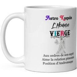 Cadeau sexy : mug homme vierge