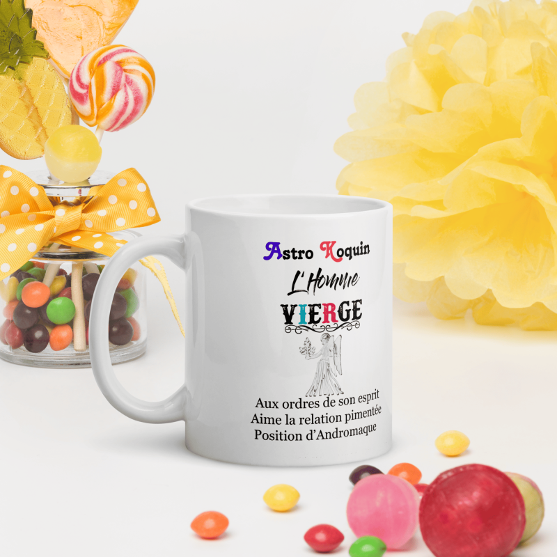 Cadeau sexy : mug homme vierge