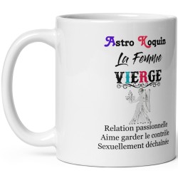 Offrir une tasse signe du zodiaque Vierge sexy femme