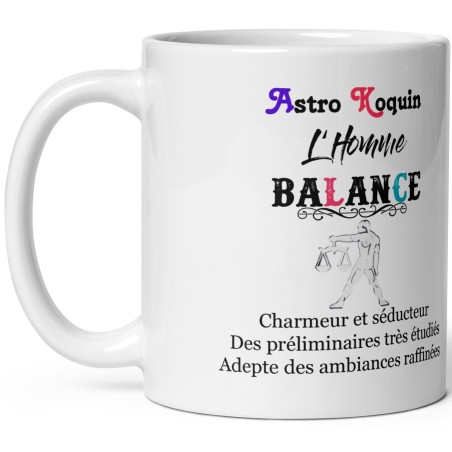 Caseau homme : mug Balance sexy pas cher