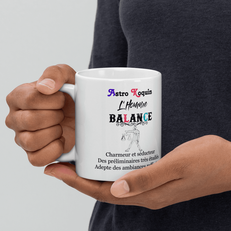 Caseau homme : mug Balance sexy pas cher