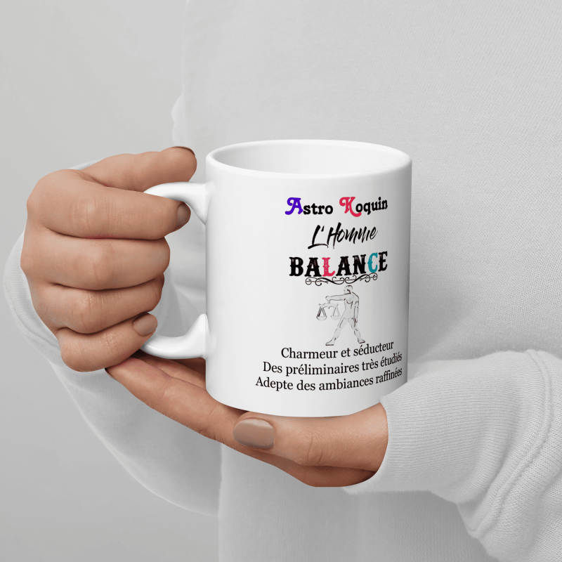 Caseau homme : mug Balance sexy pas cher
