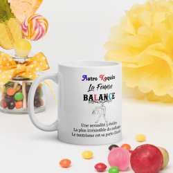 Cadeau femme : tasse zodiaque Balance sexy