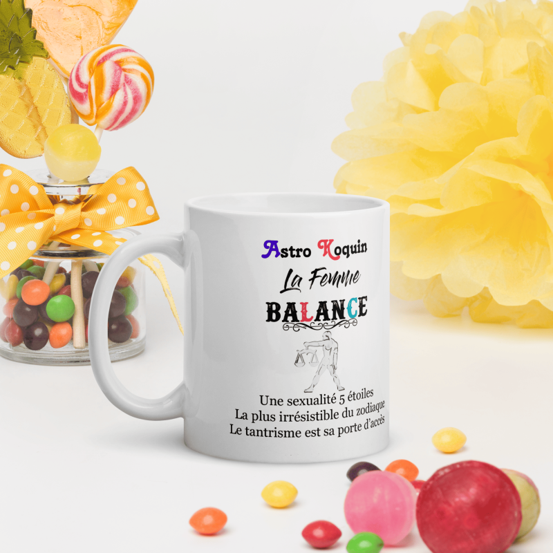 Cadeau femme : tasse zodiaque Balance sexy