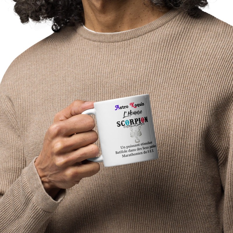 Mug signe du zodiaque scorpion sexy homme