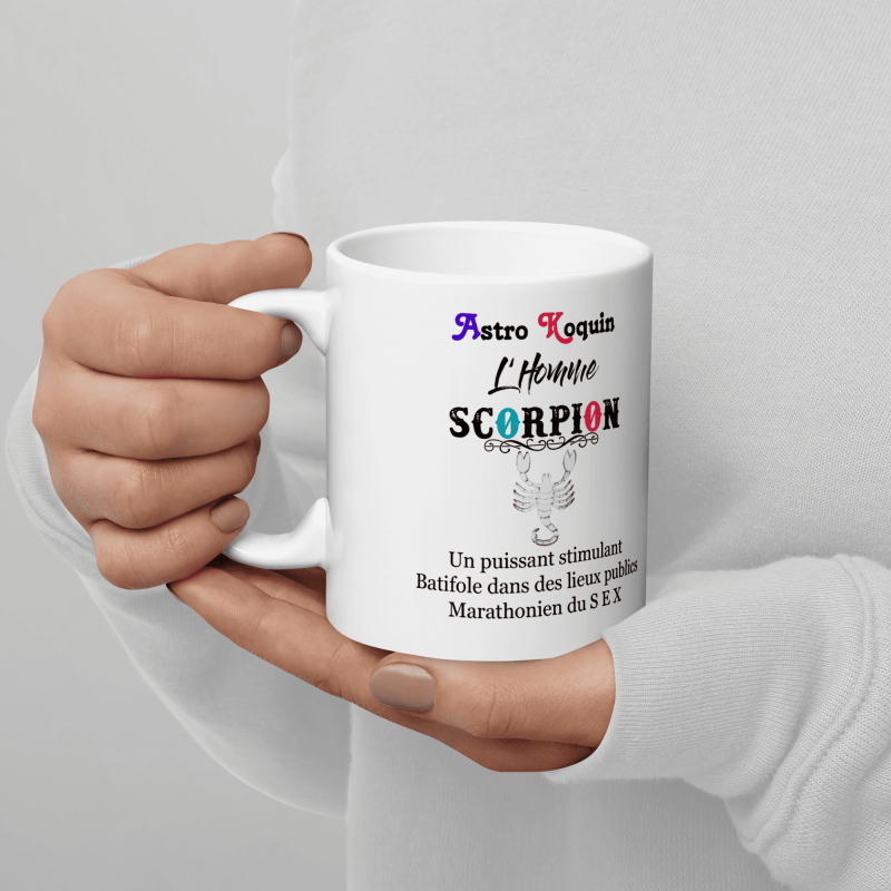 Mug signe du zodiaque scorpion sexy homme