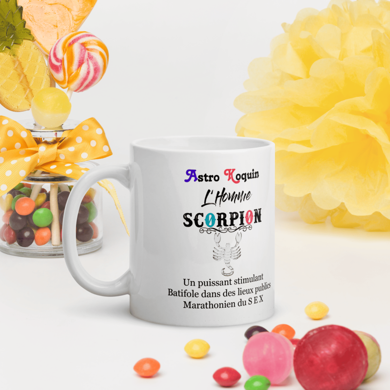 Mug signe du zodiaque scorpion sexy homme