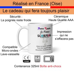 Tasse scorpion pour femme coquine