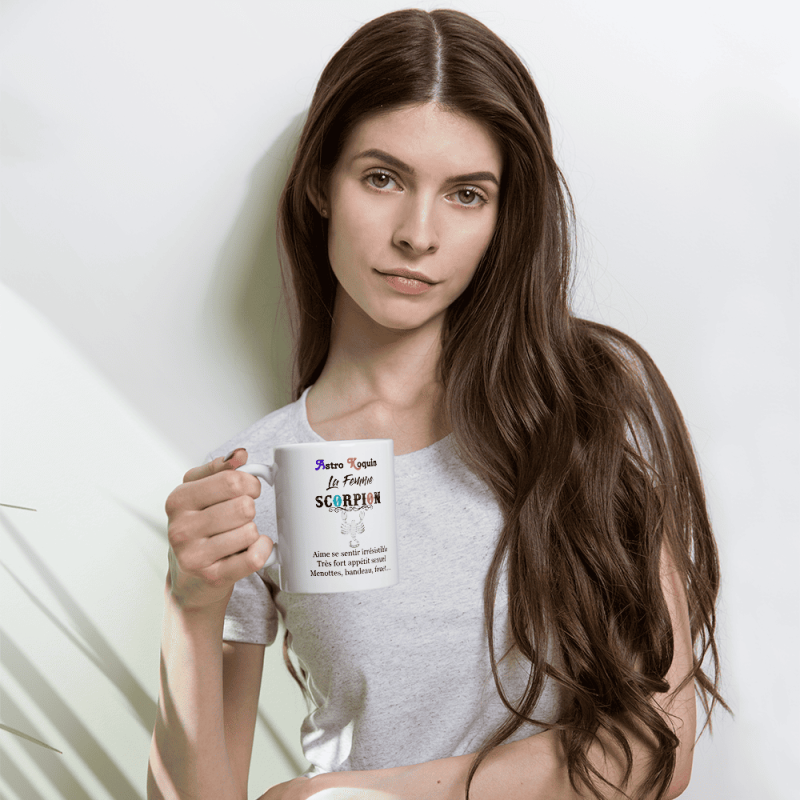 Tasse scorpion pour femme coquine