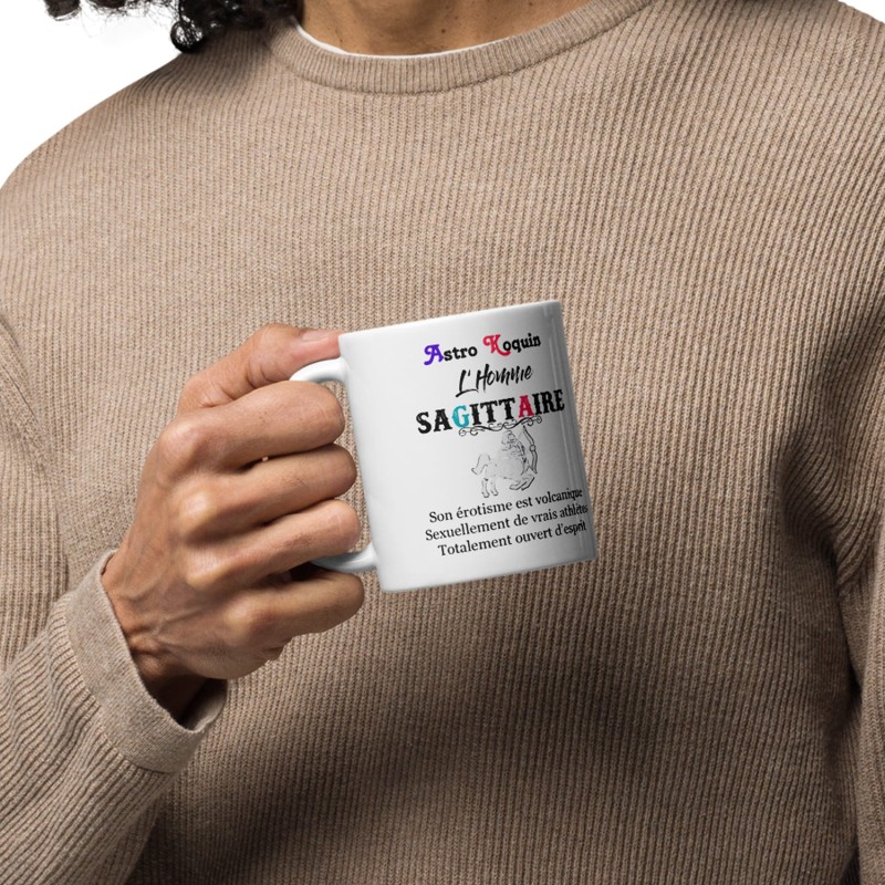 Offrir un mug homme sagittaire coquin