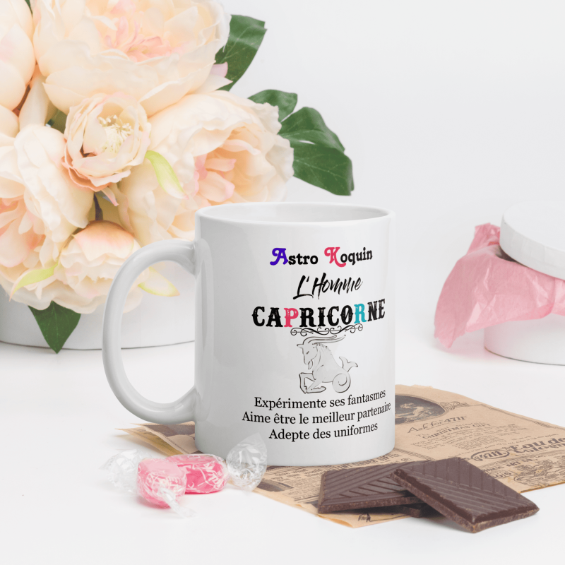Mug Capricorne pour homme sexy pas cher