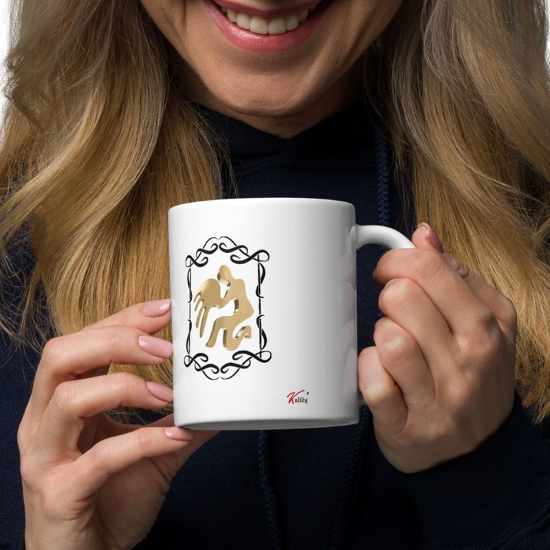 Cadeau pas cher femme : mug signe du zodiaque verseau