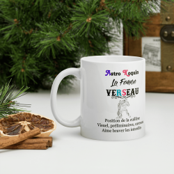 Cadeau pas cher femme : mug signe du zodiaque verseau