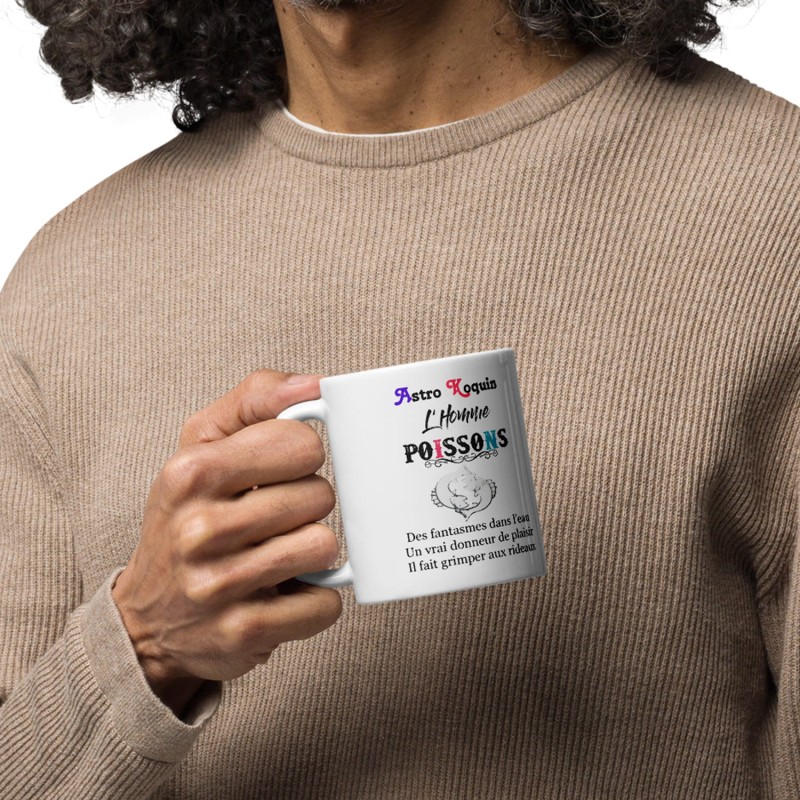 Tasse pas chère pour cadeau homme Poissosn sexy