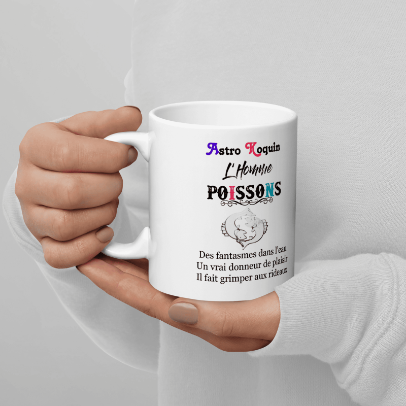 Tasse pas chère pour cadeau homme Poissosn sexy