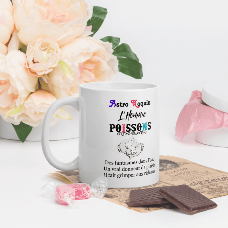 Tasse pas chère pour cadeau homme Poissosn sexy