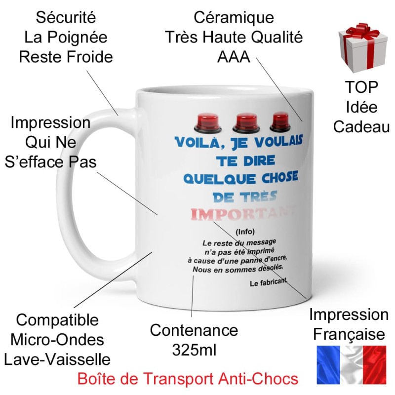 mug message effacé drôle à l'humour décalé