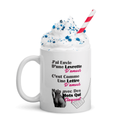 Mug drôle sur la levrette à offrir