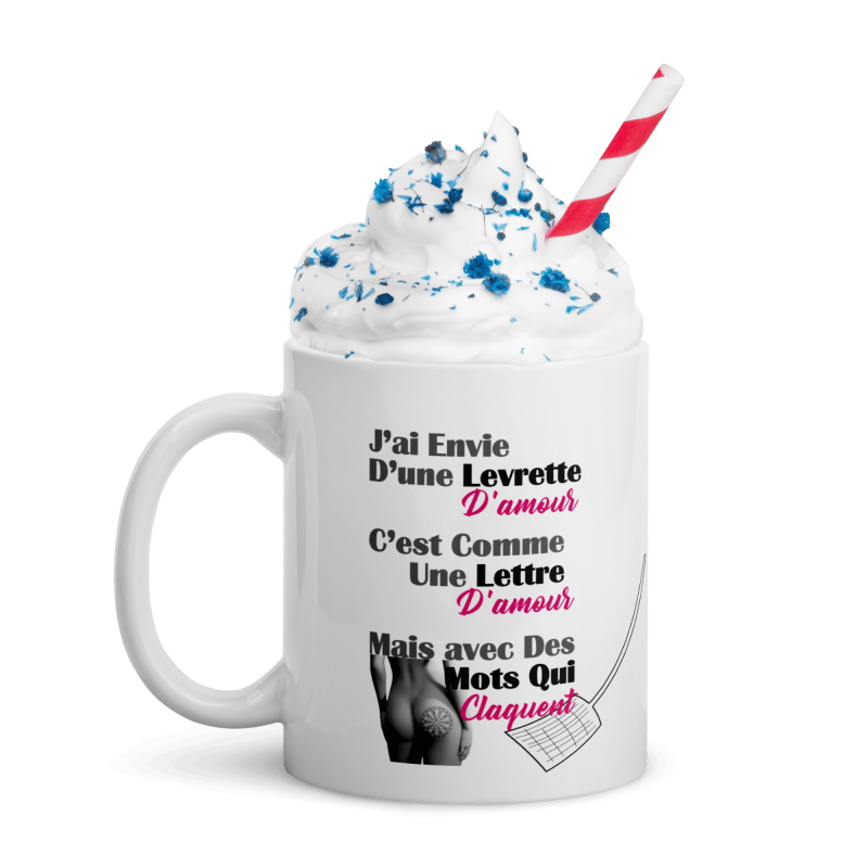 Mug drôle sur la levrette à offrir