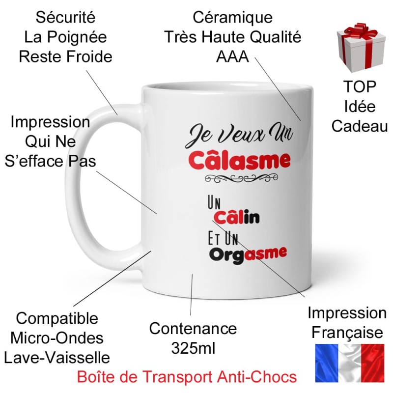 Mug câlin et orgasme à offrir