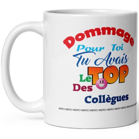 Mug départ en retraite de collègue