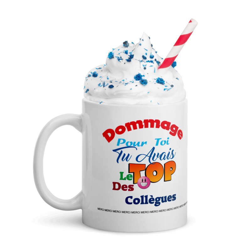 Mug départ en retraite de collègue