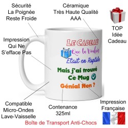 Mug humoristique cadeau en rupture de stock