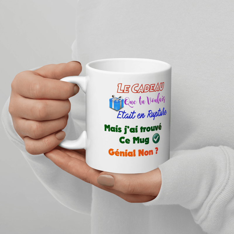 Mug humoristique cadeau en rupture de stock