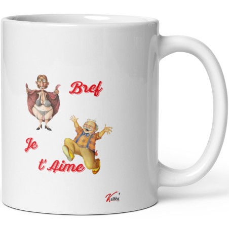 Mug “Je veux vieillir avec toi” – Tasse tendre et drôle