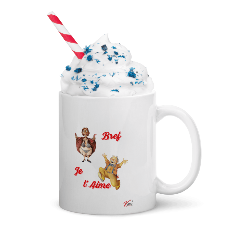 Mug “Je veux vieillir avec toi” – Tasse tendre et drôle