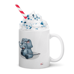 Mug éléphant humour – Tasse cadeau décalée et suggestive