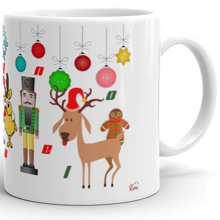 Mug moche de Noël drôle tasse cadeau kitsch et originale
