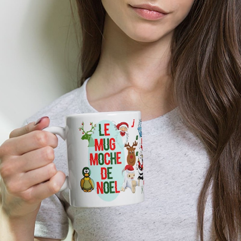 Mug moche de Noël drôle tasse cadeau kitsch et originale