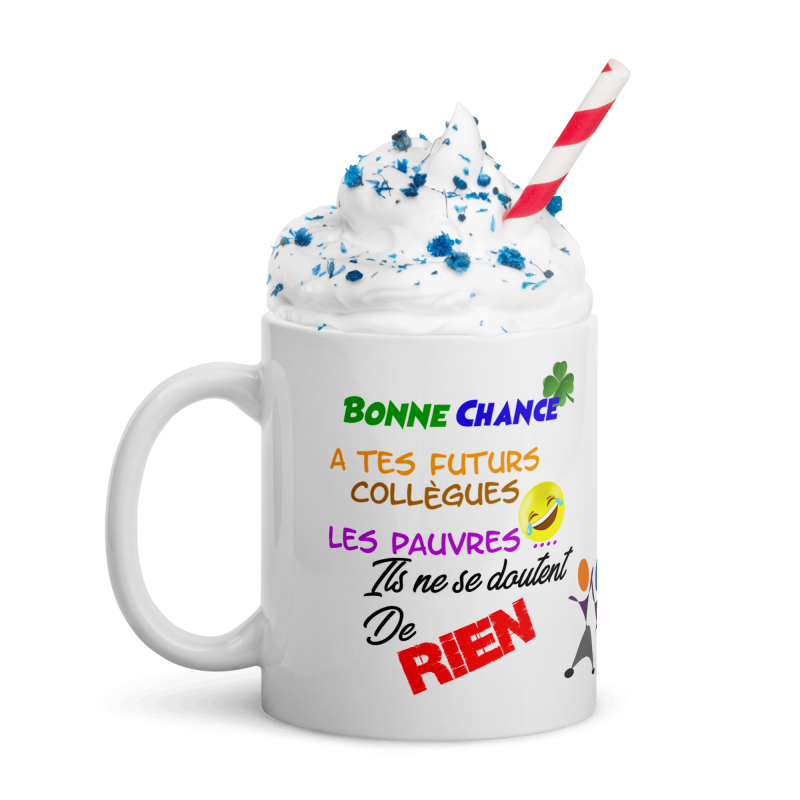 Mug collègue départ drôle cadeau original pour bureau