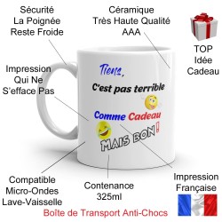 Mug pas terrible cadeau marrant tasse à offrir drôle
