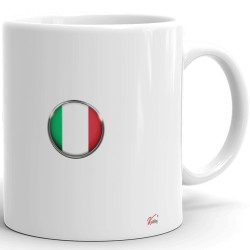 Mug femme italienne tasse cadeau fière aux couleurs italiennes